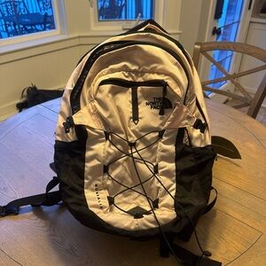 The North Face Black and Pink Woman’s Backpack